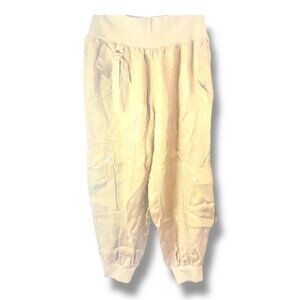 Cinq à Sept “Tous Les Jours” Satin Cargo Pants – Beige, Size L, Made in China
